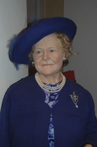 Queen Elizabeth II's mom, also named Elizabeth, and referred to affectionately as the Queen Mum.