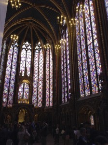 Some stained glass from the Sainte Chapelle . . . 