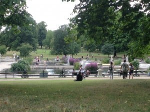 The fountains at Kensington Gardens and Hyde Park