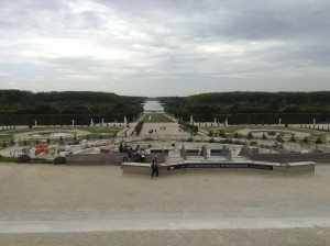 More of the gardens, as seen from the back of the house.