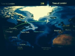 Our flight trajectory