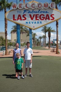 Yep, doing the touristy thing in Lost Wages . . . I mean, Las Vegas!