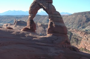 Mr. Rovira, Thing 1, and Mr. T under "Delicate Arch"